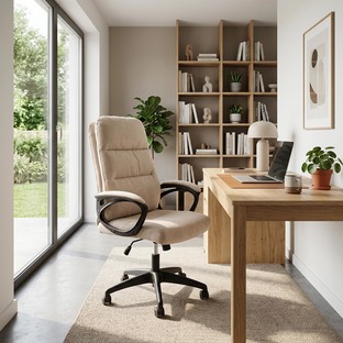 SAILOR swivel armchair, beige
