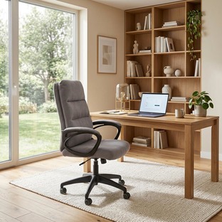 SAILOR swivel armchair, grey