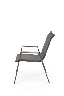 HOVER garden chair, grey / anthracite