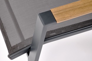 HOVER garden chair, grey / anthracite