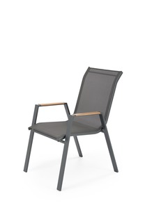 HOVER garden chair, grey / anthracite