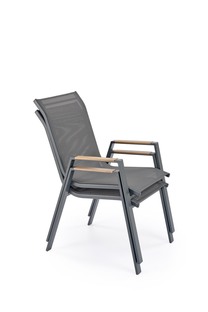 HOVER garden chair, grey / anthracite