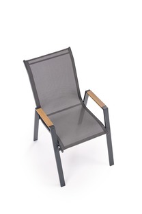 HOVER garden chair, grey / anthracite