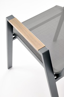 HOVER garden chair, grey / anthracite