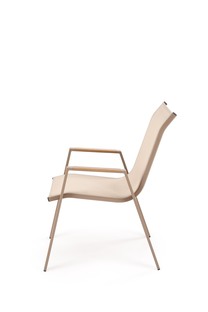 HOVER garden chair, beige / cappuccino