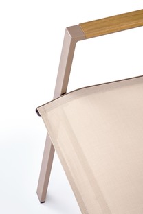 HOVER garden chair, beige / cappuccino