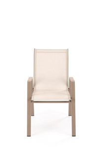 HOVER garden chair, beige / cappuccino
