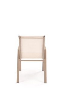 HOVER garden chair, beige / cappuccino