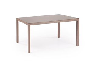 HOVER garden table, beige / cappuccino