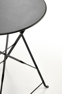 LIVORNO garden set (table+2 chairs), black