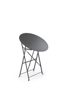 LIVORNO garden set (table+2 chairs), black