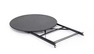 LIVORNO garden set (table+2 chairs), black