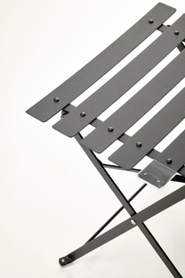 LIVORNO garden set (table+2 chairs), black
