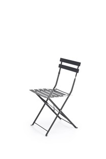 LIVORNO garden set (table+2 chairs), black