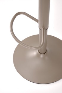 H127 bar stool, cappuccino / grey