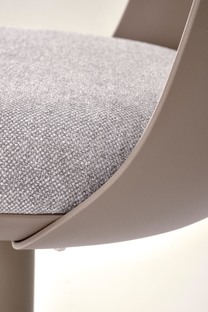 H127 bar stool, cappuccino / grey