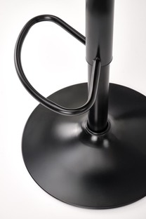H127 bar stool, black / grey