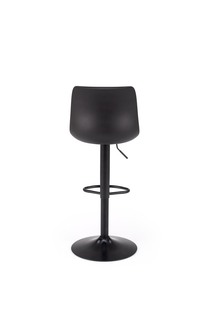 H127 bar stool, black / grey