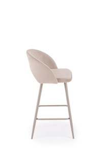 H96 bar stool, l.beige / cashmere