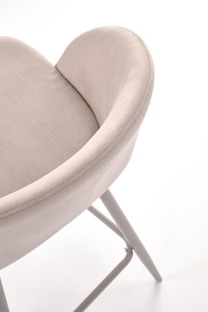 H96 bar stool, l.beige / cashmere