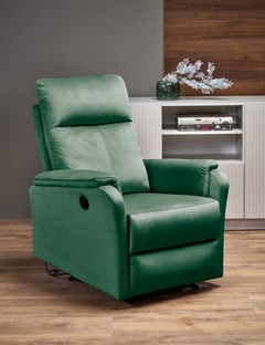 CROCUS electric recliner, d.green