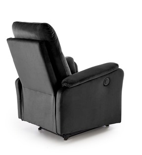 CROCUS electric recliner, black
