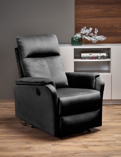 CROCUS electric recliner, black
