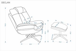 DECLAN l.chair, beige