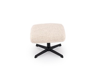 FREDY leisure chair, with stool, l.beige