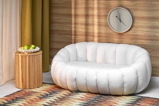 GASPAR XL leisure chair, cream