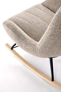 LUIS rocking chair, d.beige