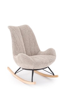 LUIS rocking chair, d.beige