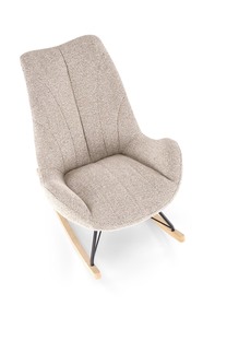 LUIS rocking chair, d.beige