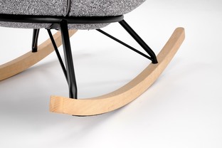 LUIS rocking chair, grey