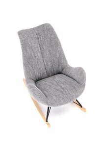 LUIS rocking chair, grey