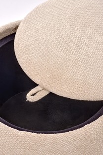 LUMI pouffe color: beige