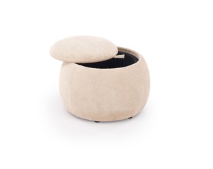 LUMI pouffe color: beige
