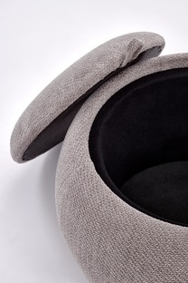 LUMI pouffe color: grey