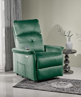 SEMIR 2 leisure chair, dark green