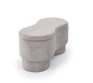 VIVA bench with storage function, grey