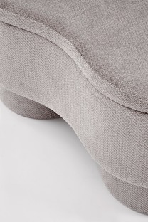 VIVA bench with storage function, grey