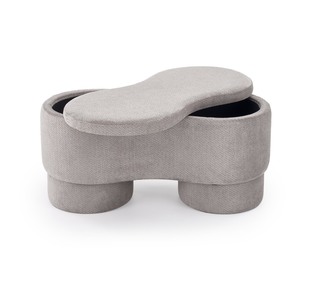 VIVA bench with storage function, grey