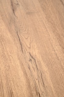 ANGER set of two, top - gold oak, legs - black