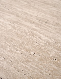 CANOA c.table travertine / walnut