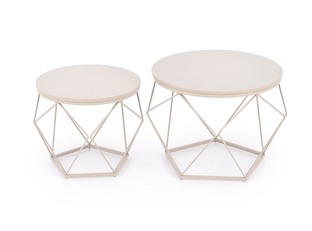 CIELO set of 2 c.tables, cashmere