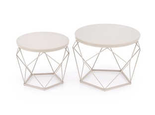 CIELO set of 2 c.tables, cashmere