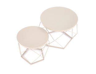 CIELO set of 2 c.tables, cashmere