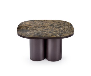 CORDINA c.table brown marble / brown