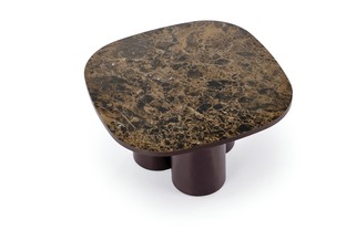 CORDINA c.table brown marble / brown