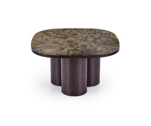 CORDINA c.table brown marble / brown